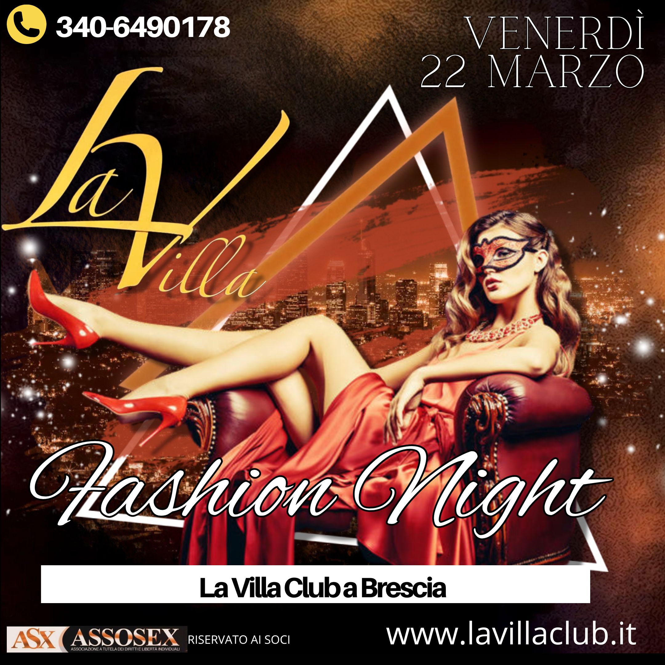 FASHION NIGHT - La Villa Club Prive Brescia